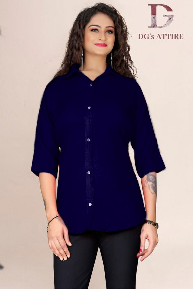 DGs Attire Regular Wear Wholesale Ladies Shirt Catalog